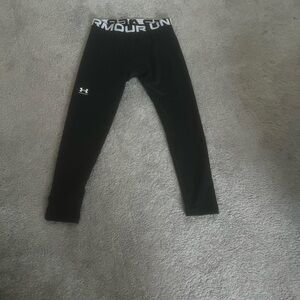 Under Armour Kids Black Leggings with Logo